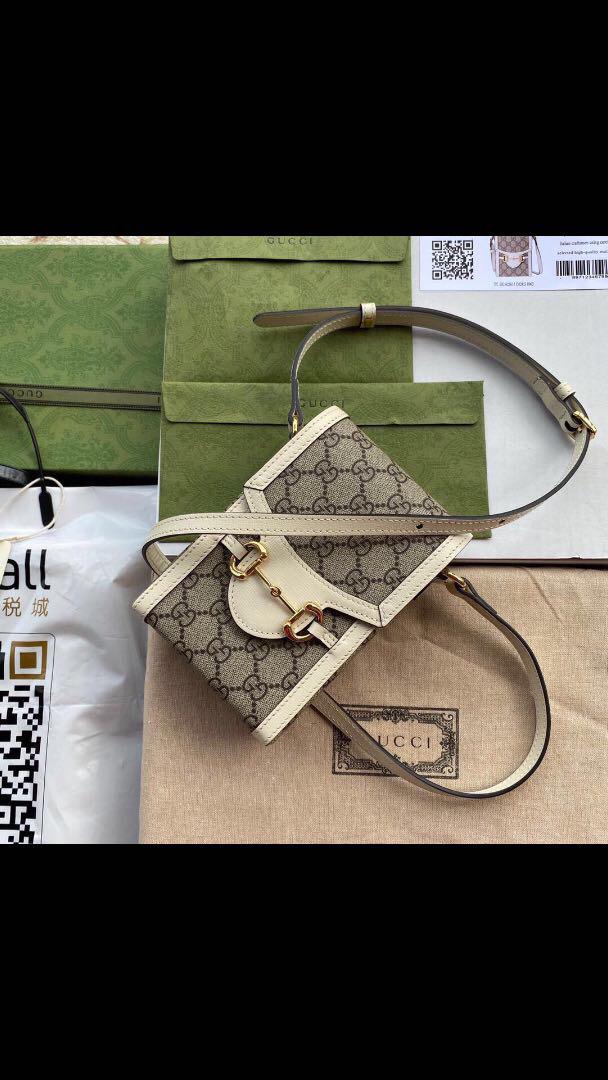Gucci Horsebit 1955 Mini Bag – GG Supreme Canvas