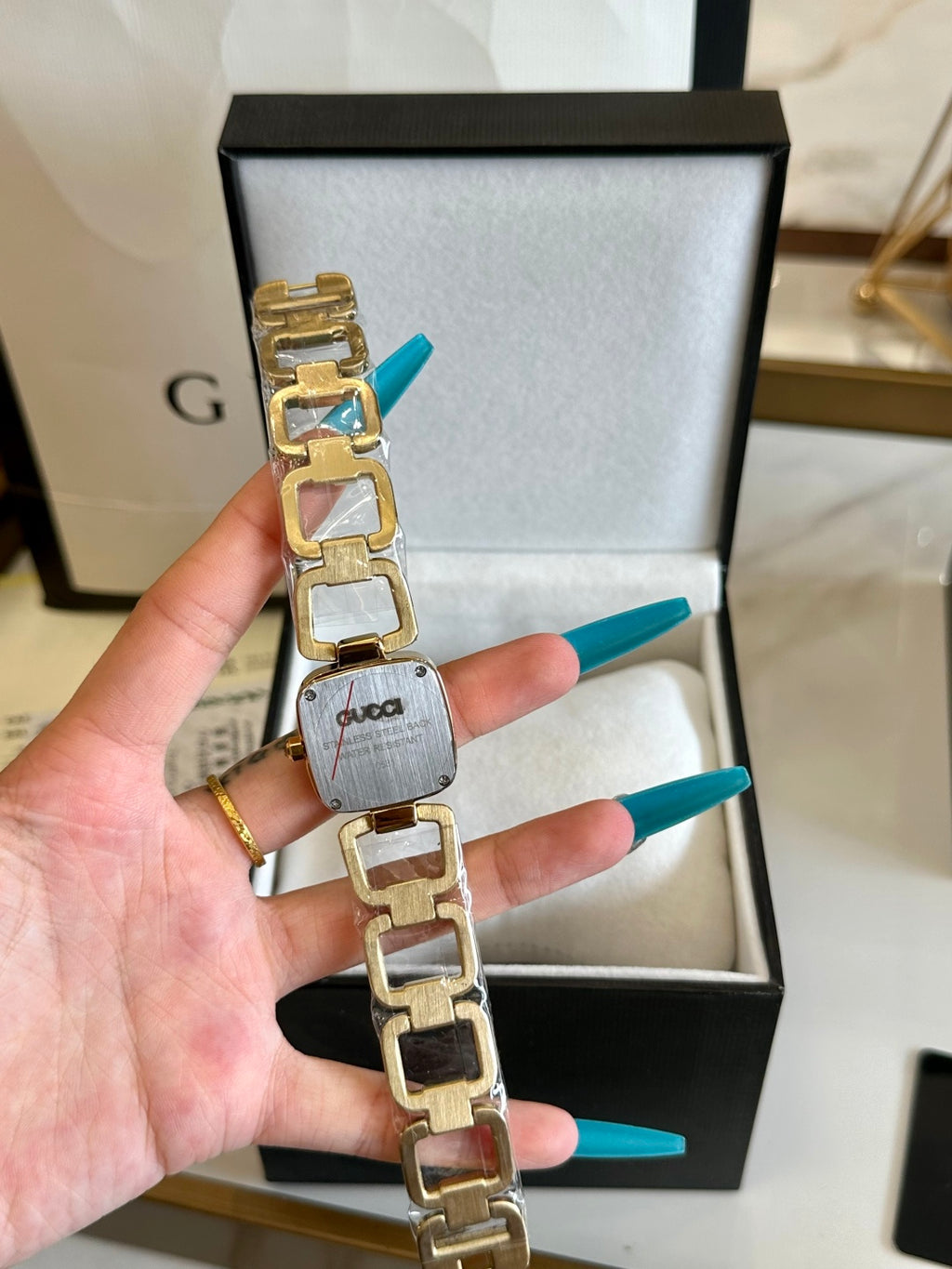 Montre G-Frame avec bracelet métallique