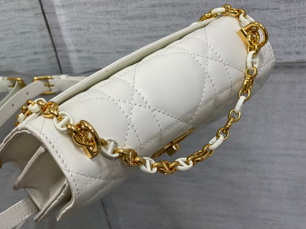 Sac Dior Caro Cannage – Chaîne Dorée