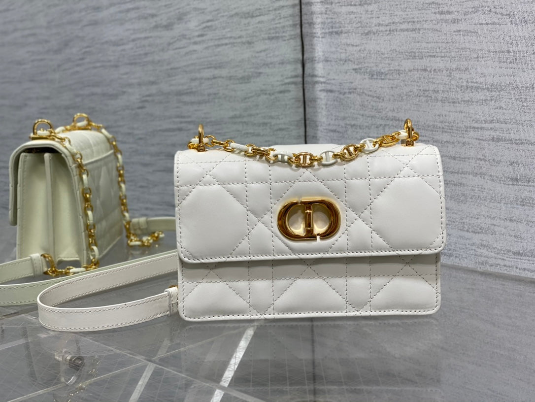 Sac Dior Caro Cannage – Chaîne Dorée