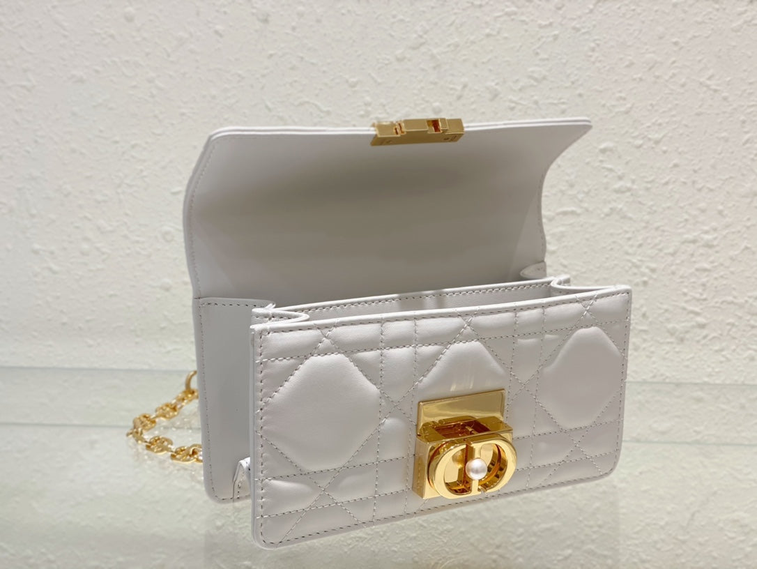 Sac Dior Caro Mini Noir Cannage