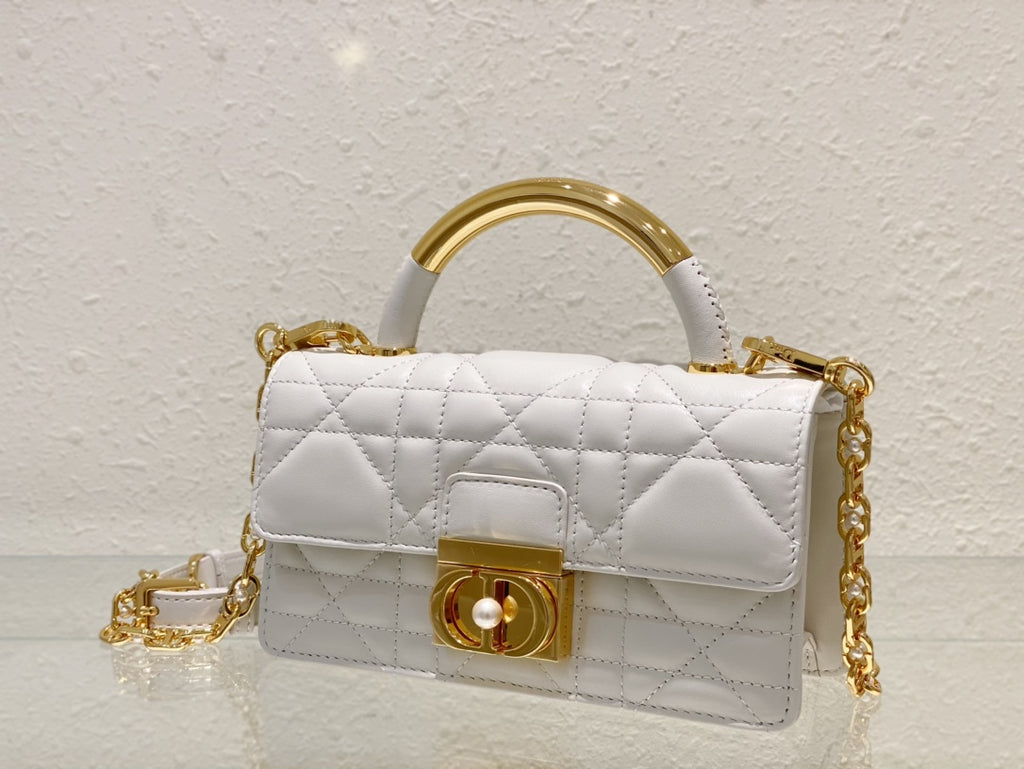 Sac Dior Caro Mini Noir Cannage