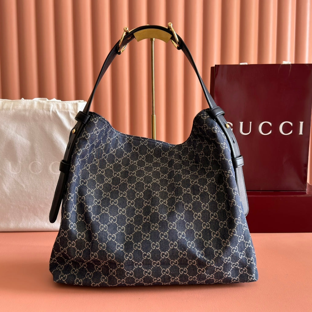 Sac Abbey Hobo en toile monogramme