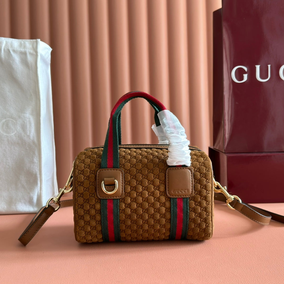 Sac Ophidia Mini Boston avec bande Web
