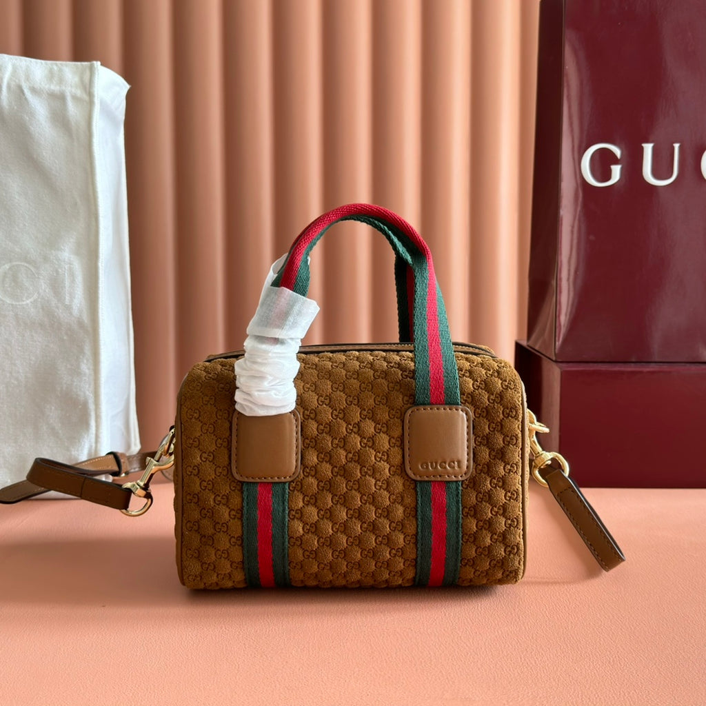 Sac Ophidia Mini Boston avec bande Web