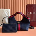 Sac Ophidia GG en toile monogramme avec bande Web