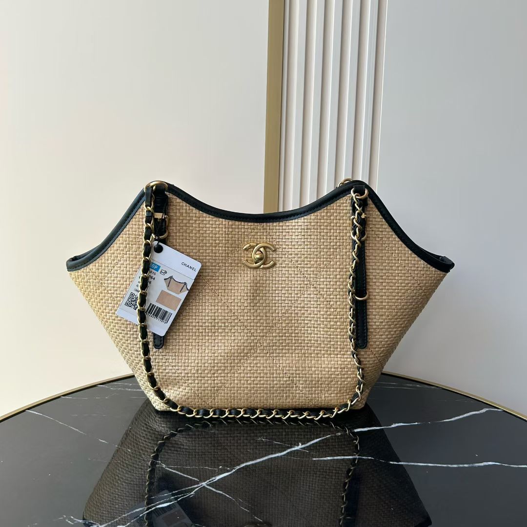 Sac Shopping avec chaîne et logo